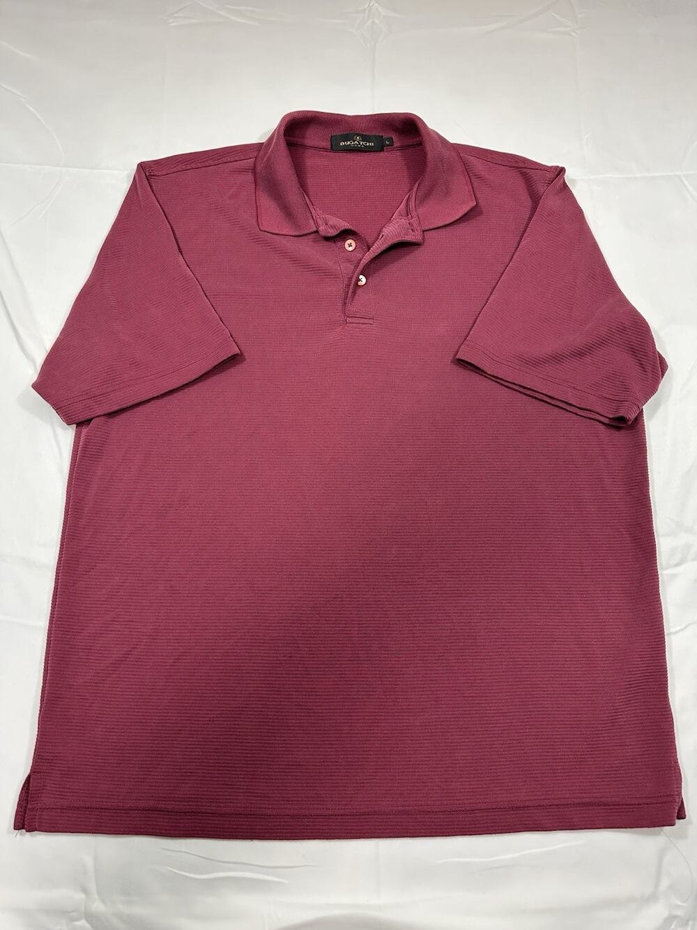 Bugatchi Men’s Polo Size Large Mauve